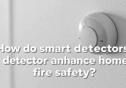 how do smart detectors enhance home fire safety?