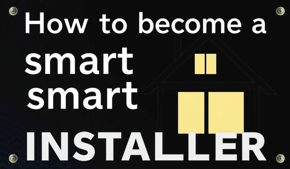 how to become a smart home installer