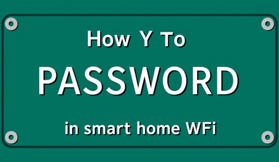 how to change password in smart home wifi