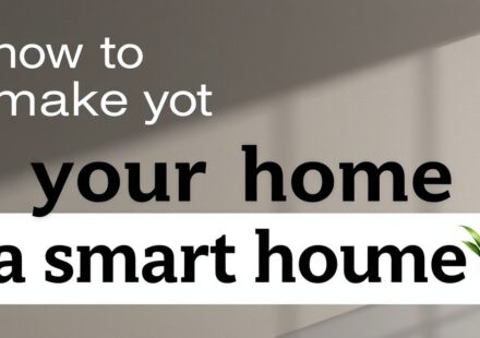 how to make your home a smart home