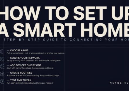 how to set up a smart home