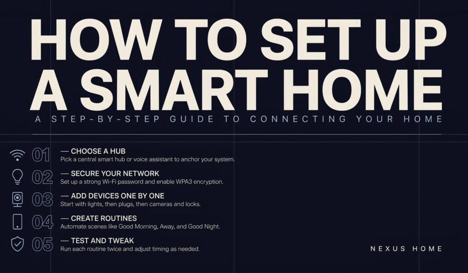 how to set up a smart home