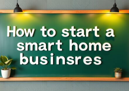 how to start a smart home business