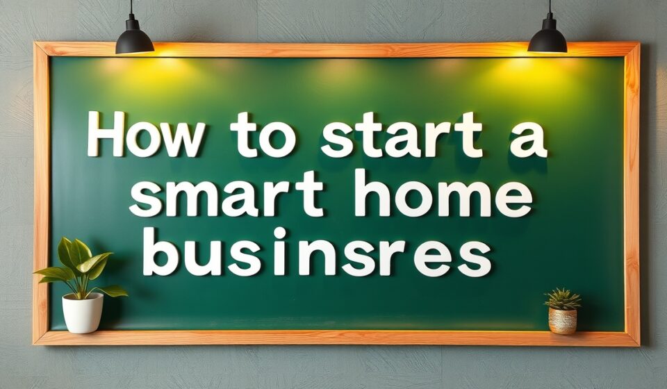 how to start a smart home business