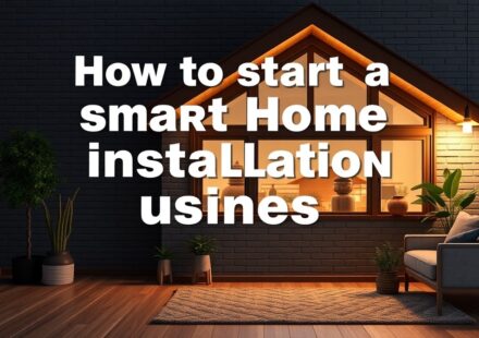 how to start a smart home installation business