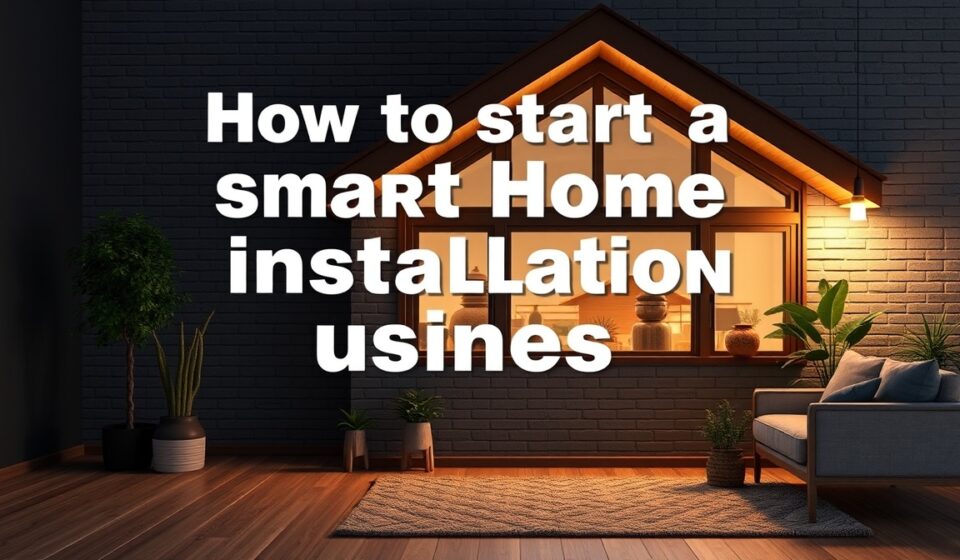 how to start a smart home installation business