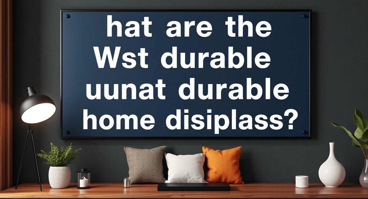 what are the most durable smart home displays?