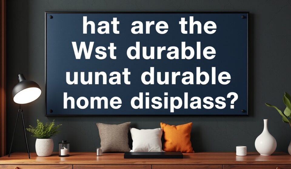 what are the most durable smart home displays?