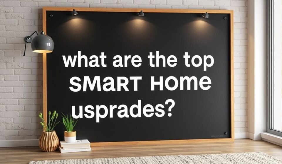 what are the top smart home upgrades?